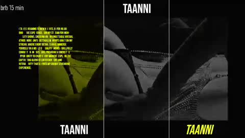 TAANNI online show from February 24, 2025, 5:11 am