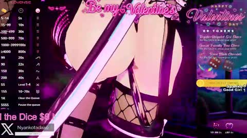 Snapshot of tadakonyanko chatting on February 15, 2025, 2:47 am Tadako Nyanko online show from February 15, 2025, 2:47 am