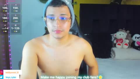  Follow me on Twitter boys ryder and instagram teddyscoot 12  online show from February 22, 2025, 8:07 am