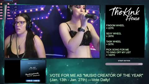 Snapshot of thekinkhouse chatting on January 11, 2025, 12:22 am Goddess Nola online show from January 11, 2025, 12:22 am