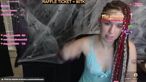 Snapshot of thekinkhouse chatting on October 7, 2025, 1:08 pm Goddess Nola online show from October 7, 2025, 1:08 pm