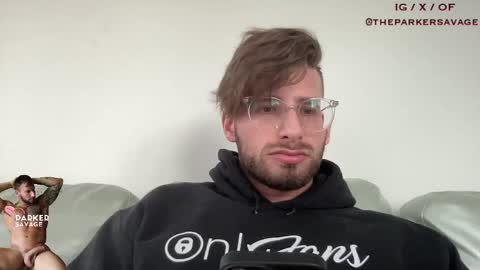 Parker Savage online show from October 7, 2025, 7:44 pm