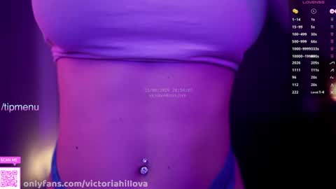 Snapshot of victoriahillova chatting on June 15, 2026, 6:54 pm Victoria Hillova online show from June 15, 2026, 6:54 pm