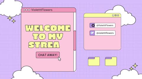 Snapshot of violetttflowers chatting on September 14, 2025, 4:17 pm Violet Flowers online show from September 14, 2025, 4:17 pm