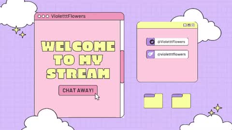 Snapshot of violetttflowers chatting on July 19, 2026, 2:26 am Violet Flowers online show from July 19, 2026, 2:26 am