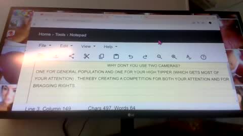Snapshot of wertpokler10 chatting on January 12, 2025, 6:27 pm john m gallegos online show from January 12, 2025, 6:27 pm