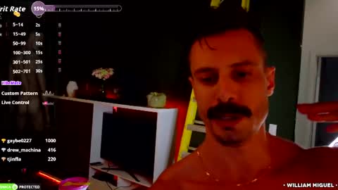 Snapshot of willyumx chatting on July 5, 2026, 4:19 am William Miguel online show from July 5, 2026, 4:19 am