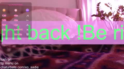 Xo Sadie online show from December 1, 2025, 6:18 am