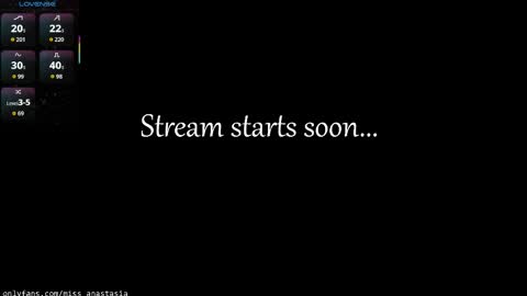 Anastasia online show from May 9, 2026, 6:02 pm