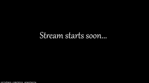 Anastasia online show from May 10, 2026, 7:08 pm