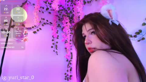 Snapshot of yuri_stars chatting on September 19, 2025, 12:45 am Yuri Stars online show from September 19, 2025, 12:45 am