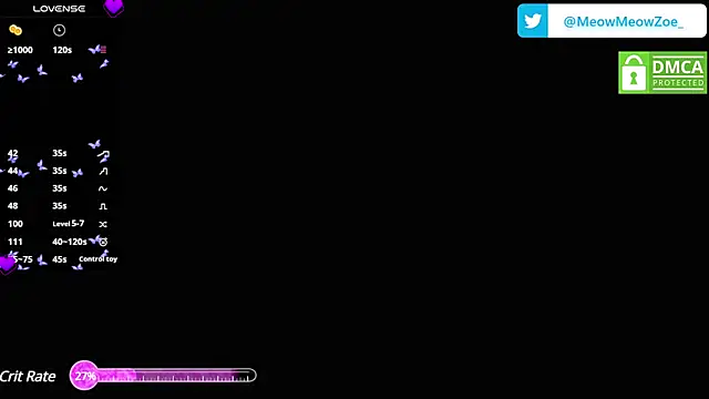MeowMeowZoe online show from January 17, 2025, 12:31 pm