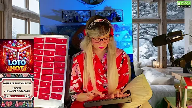 Kittychatte online show from February 15, 2026, 11:30 am