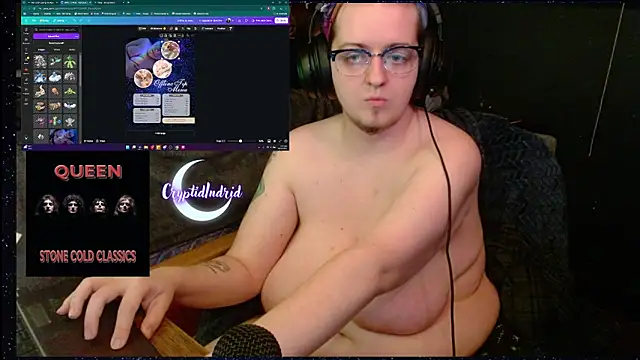 CryptidIndrid online show from December 23, 2024, 2:13 am