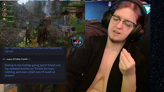 CryptidIndrid online show from January 3, 2025, 8:54 pm
