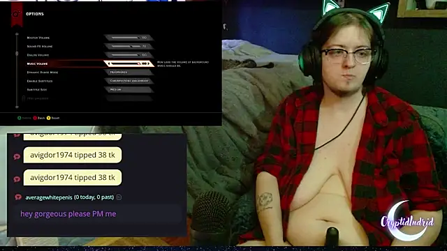CryptidIndrid online show from January 5, 2025, 12:09 am