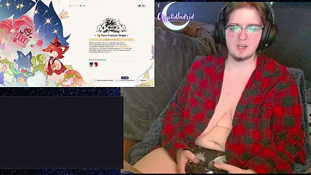 CryptidIndrid online show from January 15, 2025, 11:40 pm