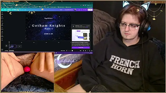 CryptidIndrid online show from March 14, 2025, 5:48 am