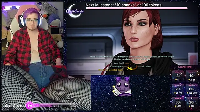 CryptidIndrid online show from September 27, 2025, 10:48 pm