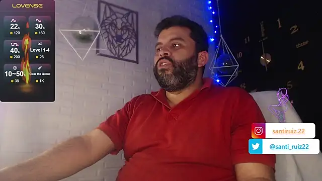 Santi Ruiz2 online show from January 24, 2025, 11:23 pm