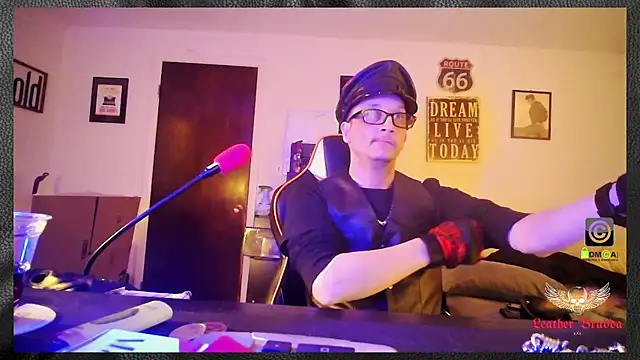 LeatherBrudda69 online show from February 14, 2026, 8:22 am