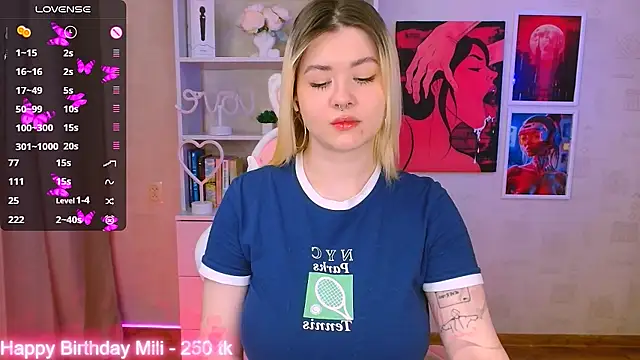 Snapshot of cutie_mili chatting on January 27, 2025, 10:38 am cutie mili online show from January 27, 2025, 10:38 am