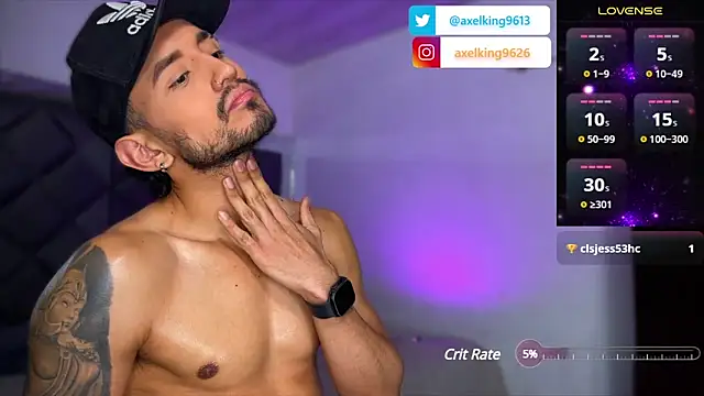 AxelKing1326 online show from January 7, 2025, 1:06 am