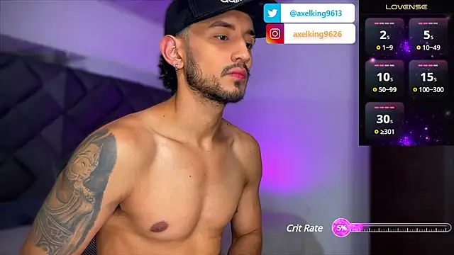 AxelKing1326 online show from February 7, 2025, 12:42 am