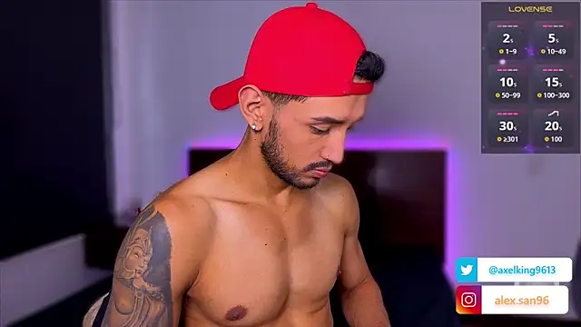 AxelKing1326 online show from October 8, 2025, 9:45 pm