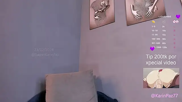 sweet karinpaz777 online show from December 24, 2024, 12:33 am