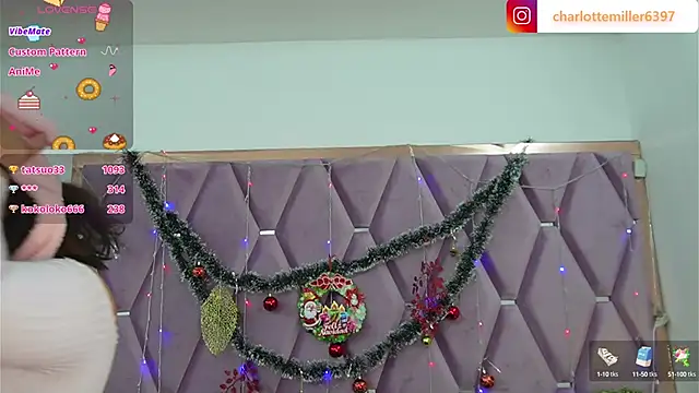 Snapshot of CharlotteMillers chatting on December 3, 2024, 6:38 pm CharlotteMillers online show from December 3, 2024, 6:38 pm