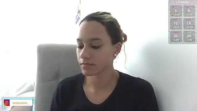 Snapshot of SamanthaWatson chatting on October 14, 2025, 8:31 pm SamanthaWatson online show from October 14, 2025, 8:31 pm