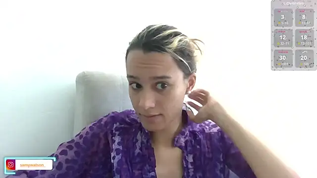 Snapshot of SamanthaWatson chatting on October 15, 2025, 7:14 pm SamanthaWatson online show from October 15, 2025, 7:14 pm
