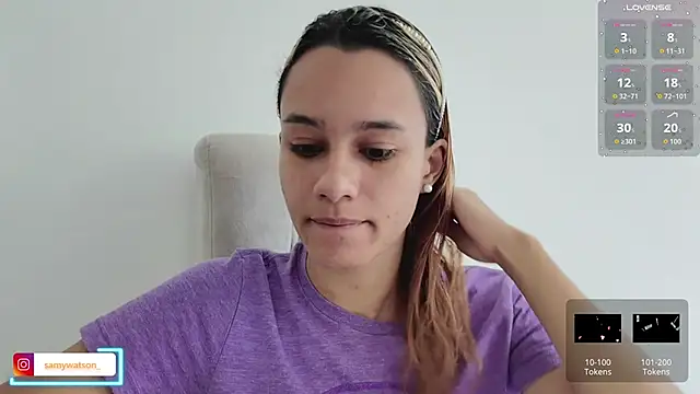 Snapshot of SamanthaWatson chatting on October 23, 2025, 3:55 pm SamanthaWatson online show from October 23, 2025, 3:55 pm