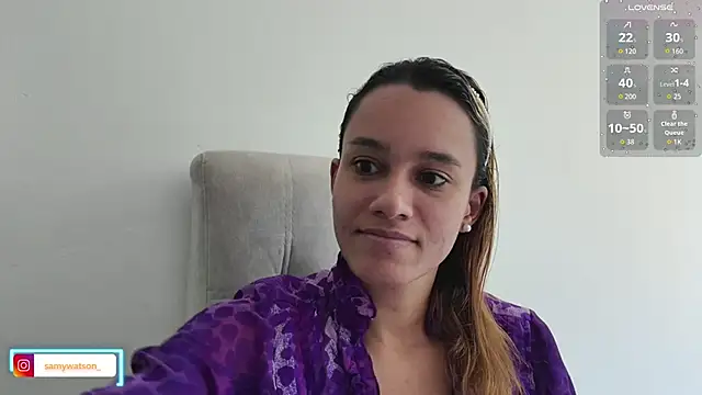 Snapshot of SamanthaWatson chatting on October 26, 2025, 8:26 pm SamanthaWatson online show from October 26, 2025, 8:26 pm