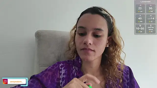 Snapshot of SamanthaWatson chatting on October 30, 2025, 5:57 pm SamanthaWatson online show from October 30, 2025, 5:57 pm