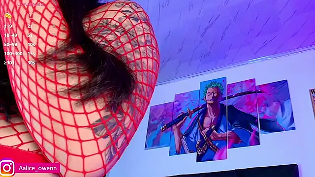 Aliceowenn online show from October 24, 2025, 9:22 pm