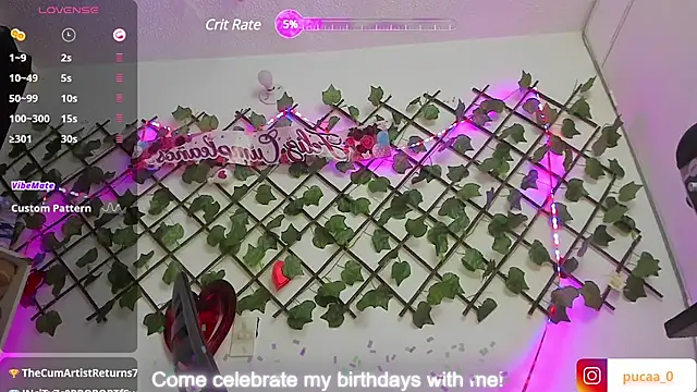 Snapshot of Pucaa_ chatting on March 9, 2025, 7:45 am Pucaa  online show from March 9, 2025, 7:45 am