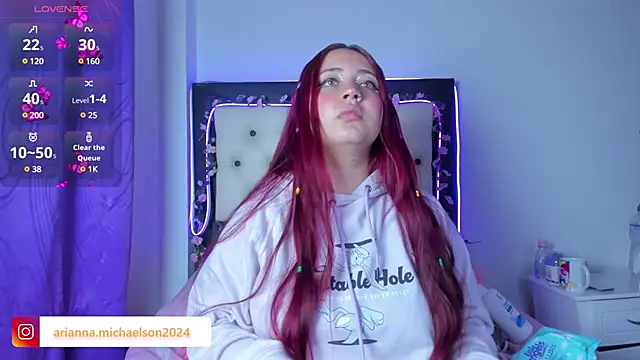 AriannaMichaelson online show from February 12, 2025, 2:14 am
