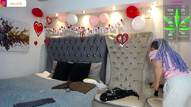 CaroFisher online show from February 15, 2026, 12:58 pm