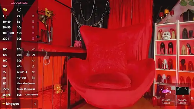 MistressAndre online show from May 8, 2026, 9:20 pm