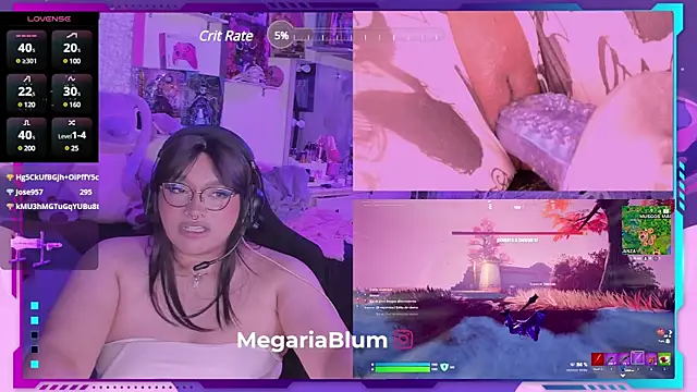 MegariaB online show from February 1, 2025, 6:54 am