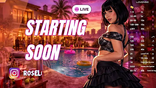 Snapshot of roselinedior chatting on April 8, 2026, 2:17 pm roselinedior online show from April 8, 2026, 2:17 pm