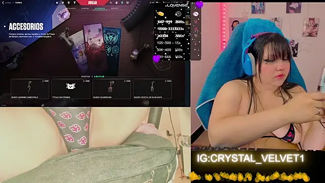 crystal7u7 online show from September 17, 2025, 8:43 pm