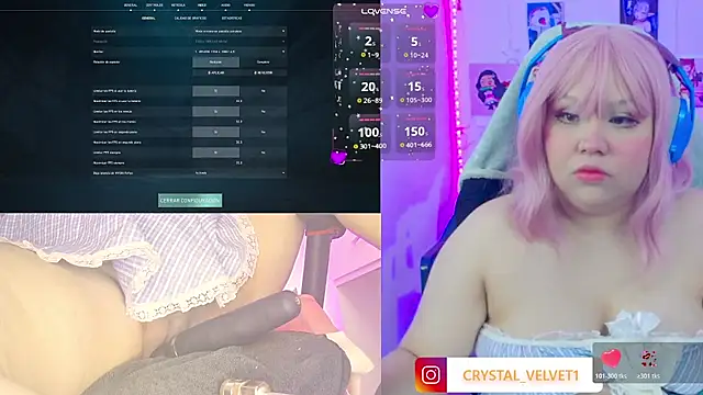 crystal7u7 online show from October 21, 2025, 8:20 pm