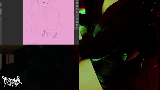 DrenchedArt online show from February 21, 2025, 7:23 am