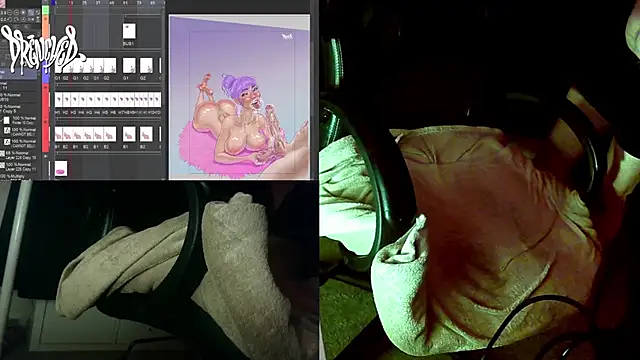 Snapshot of DrenchedArt chatting on September 25, 2025, 4:16 am DrenchedArt online show from September 25, 2025, 4:16 am