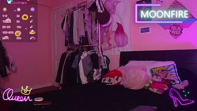 moonfiredancer online show from July 18, 2026, 1:54 am