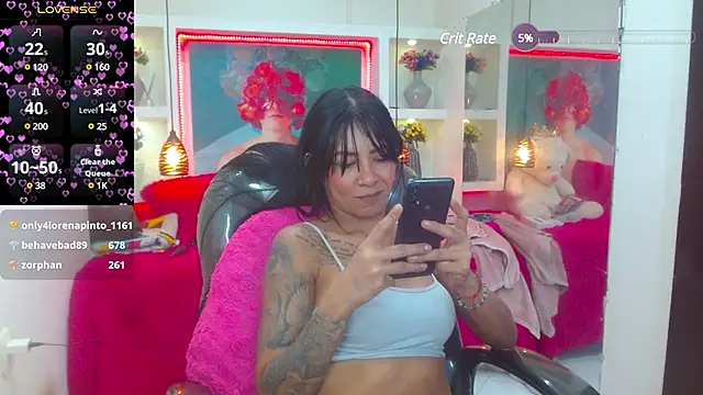 Snapshot of lorenapinto chatting on January 9, 2025, 12:25 am lorenapinto online show from January 9, 2025, 12:25 am