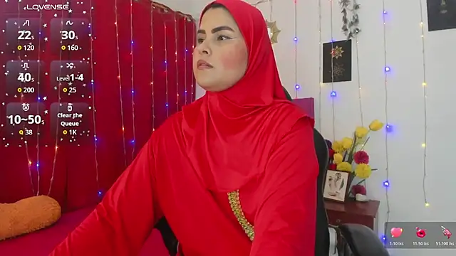 AishaAmin  online show from April 29, 2026, 12:09 pm